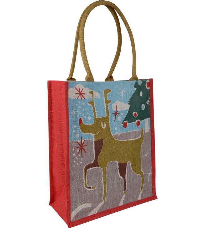 jute christmas bag